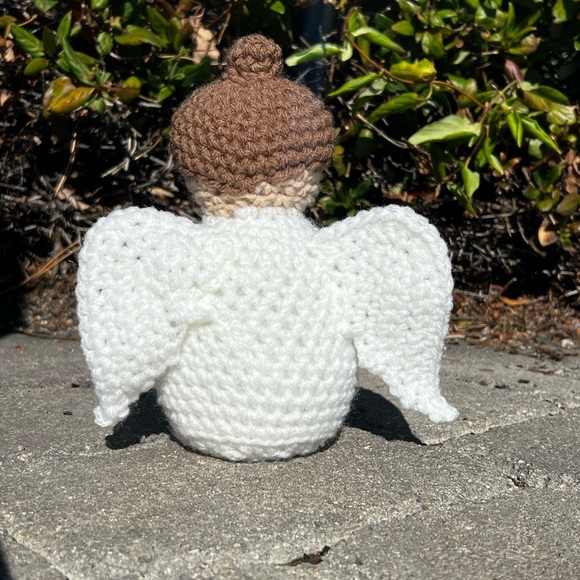 Hand Crocheted Hope the Everlasting Angel Plushie Stuffed Animal! - Picture 5 of 14